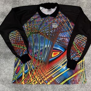Sondico premier range Geo Rainbow Print Soccer GK Goalie Padded Futbol Jersey-L